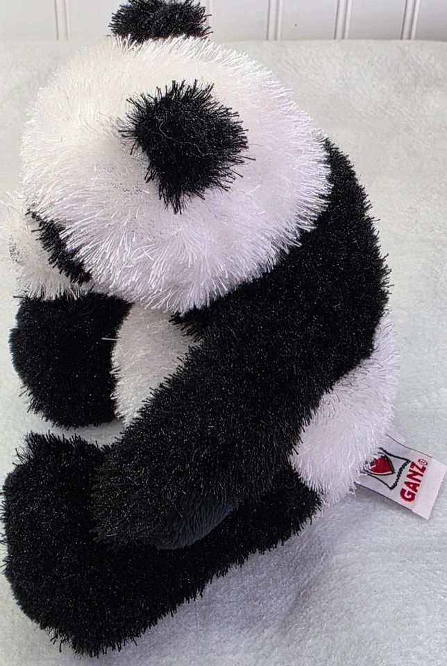 WEBKINZ PANDA HM111 by GANZ PLUSH STUFFED BLACK WHITE ANIMAL 8" NO CODE CUTE - Image 3 of 4