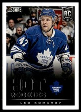 2013-14 Score Leo Komarov Rookie Toronto Maple Leafs #638