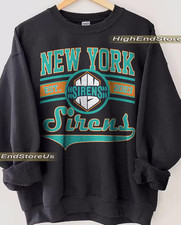 Vintage New York Sirens Ice Hockey Team Crewneck Sweatshirt VK11361