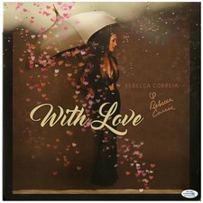 Rebecca Correia Signed Autographed Record Album LP With Love ACOA
