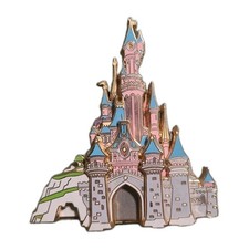 Disneyland Paris Castle Pin (2003 Cast Exclusive, Pin-on-Pin Design)