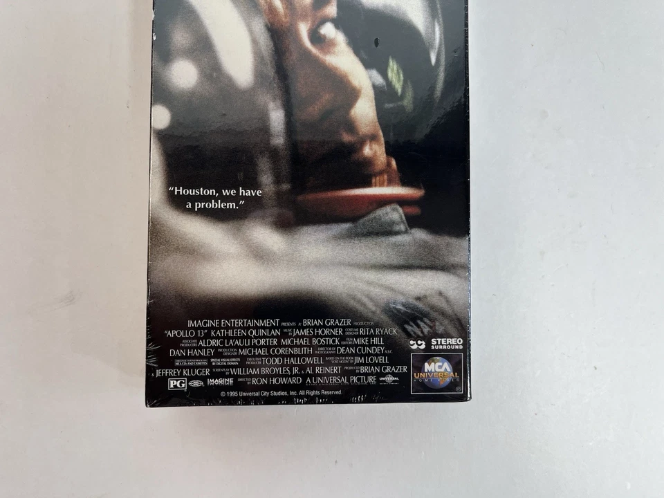 Apollo 13 VHS SEALED Watermarks Hype MCA Tom Hanks Gary Sinise VTG  - Image 3 of 4