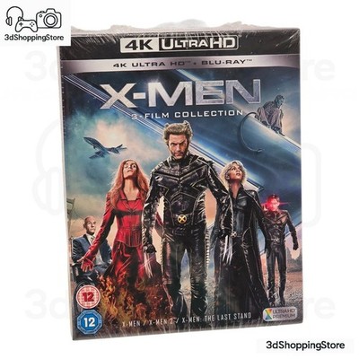 X-Men 4K Ultra HD Blu-ray 3-Film Collection Steelbook Box Set HDR