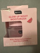 b.pure Glow Up Night Moisturizer Watermelon Extract Niacinamide 2 Fl Oz 60 mL