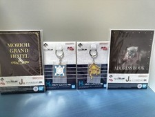 JoJo's Bizarre Adventure Ichiban Kuji Metal Charm Note Set 4 Pieces New