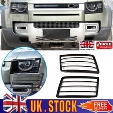 Metal Headlight Protectors Cover Grille For Land Rover Defender L663 2020-2024