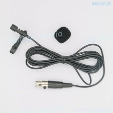 Mini XLR 3Pin Tie Clip Lavalier Microphone for AKG Samson Wireless BeltPack