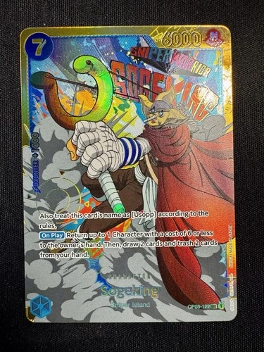One Piece CCG | (Sogeking | OP03-122) | SEC Secret Art Rare English Card TCG