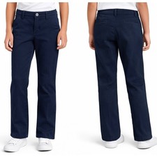 Old Navy Skinny Chino Pants School Uniform Pants Girls Size 12 Beige Black Lot 3