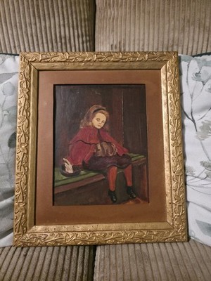 Nach John Everett Millais Meine zweite Predigt Ölgemälde um 1920-40