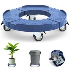 Plant Rollers with Wheels, 15-19 Inch Adjustable Bucket Dolly with Locking Wh...