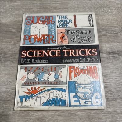 Science Tricks Activity Book M.S. Lehane Terrence Fehr 1980 Franklin Watts