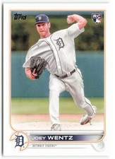 2022 Topps Update Joey Wentz RC Detroit Tigers #US295