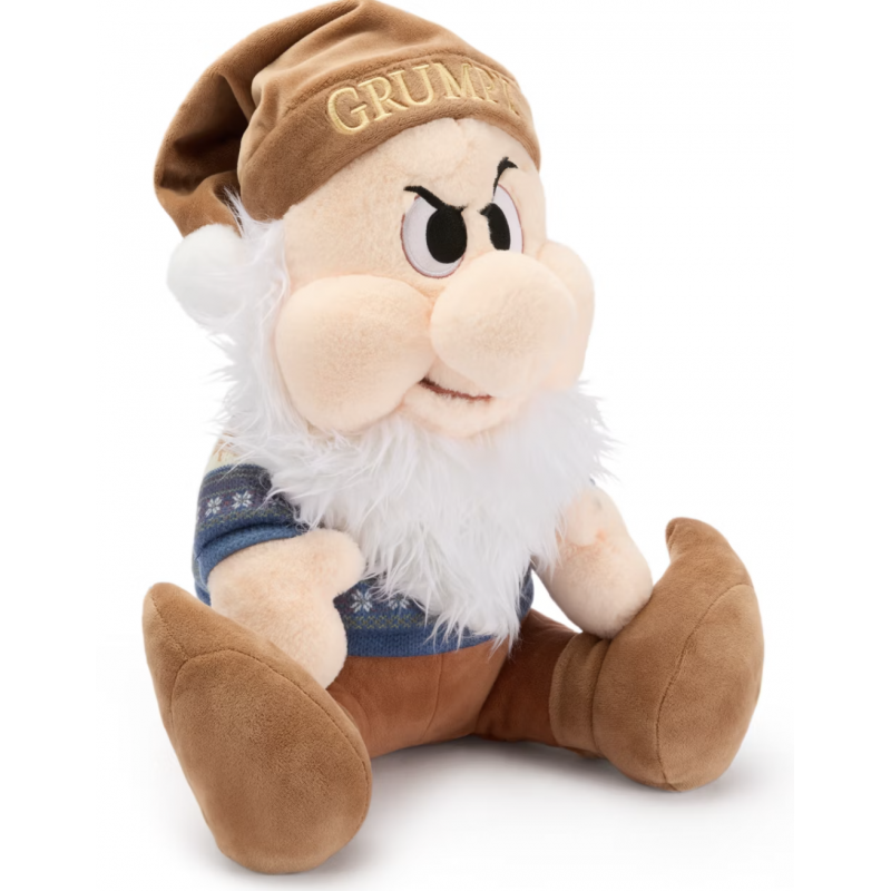 Disney Grumpy Festive Plush, Snow White and the Seven Dwarfs - 36cm