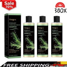 3 X Organic-Rosemary Hair Growth Shampoo Unisex Hydrolyzed Keratin Shampo