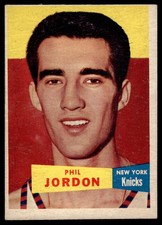1957 Topps Phil Jordon #55 New York Knicks Vintage Basketball Card (RC)