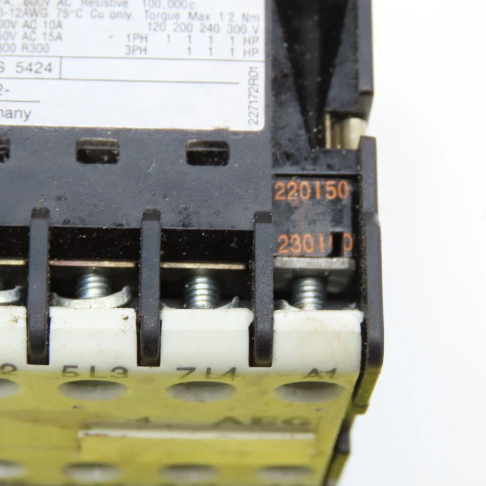 AEG SP07 Contactor 600V 230V Coil - Image 4 of 4