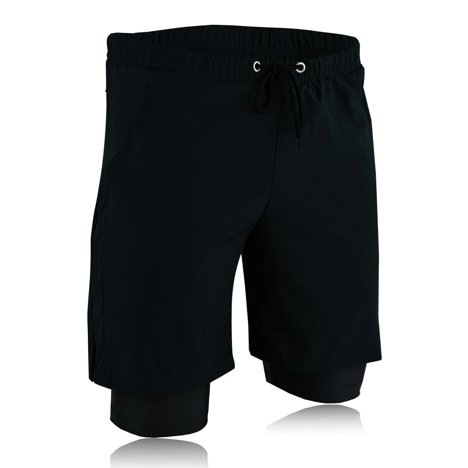 Mens Gym Bodybuilding Shorts Training Yoga Running Quick Dry Stretch Sports UK - Image 4 of 4