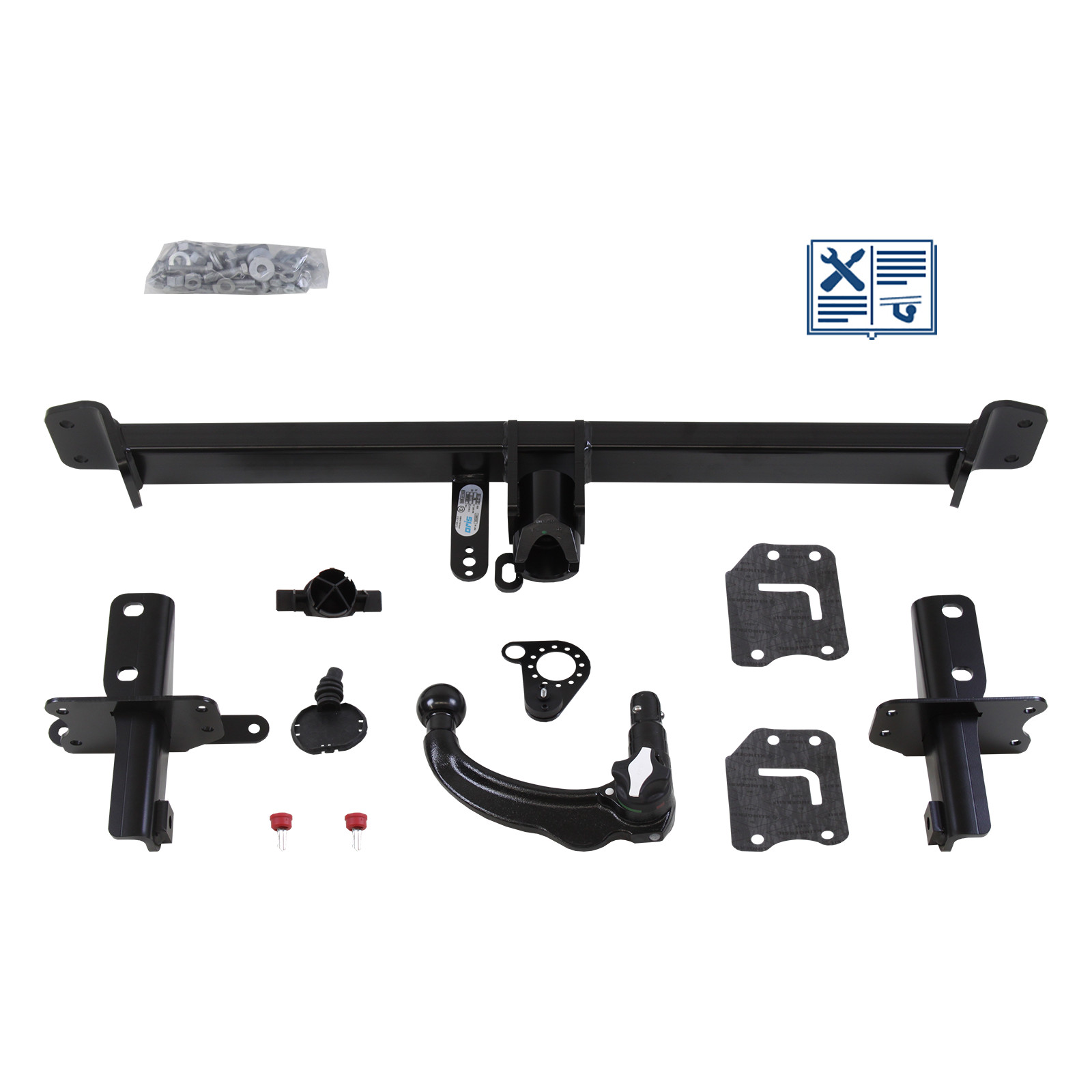 Attelage démontable Oris pour C Coupé 2015 à 2018 avec kit électrique robuste 7 broches