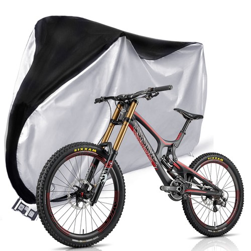Fits 1 Bikes Storage Bicycle Cover Bike UV Sun Rain Dust Waterproof Protector US - Picture 2 of 12