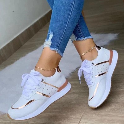 Zapato Sneakers Elegantes Zapatillas De Deportes Para Mujer