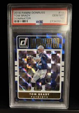 2019 Panini Donruss Tom Brady Dominator Psa 10 #19