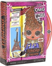 Image of LOL Surprise OMG Music Remix Rock Ferocious Fashion Doll, 15 Surprises NEW