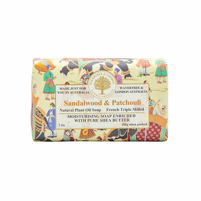 Wavertree & London Soap 200g ( 7 oz ) - Sandalwood & Patchouli | Australian Soap