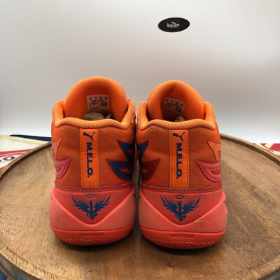 Puma MB.02 Supernova Basketball Shoes Mens 6.5 LaMelo Ball 377403-01 Melo RARE Puma MELO MB.02 Supernova Fiery Coal/Orange Basketball  main image 4