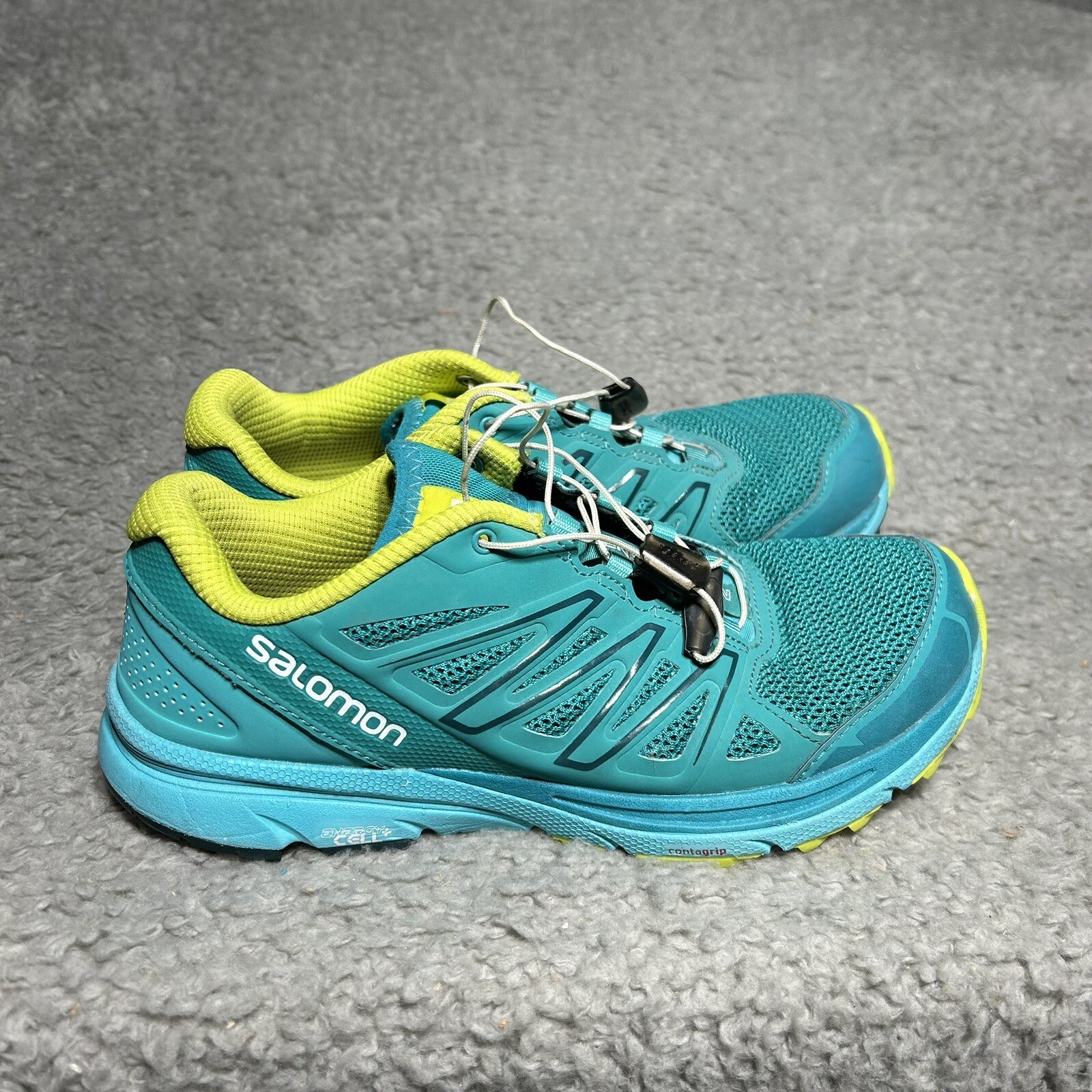 Scarpe da trekking Salomon donna Sense Marin 392484 verdi sneakers taglia 7 5