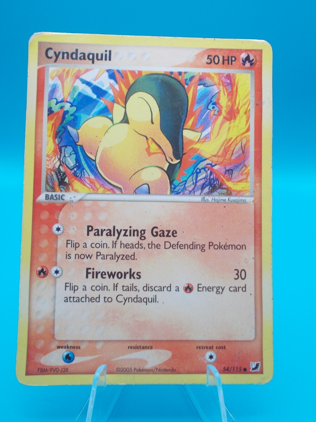 Cyndaquil 54/115 Unseen Forces Pokémon TCG Regular Lightly Played