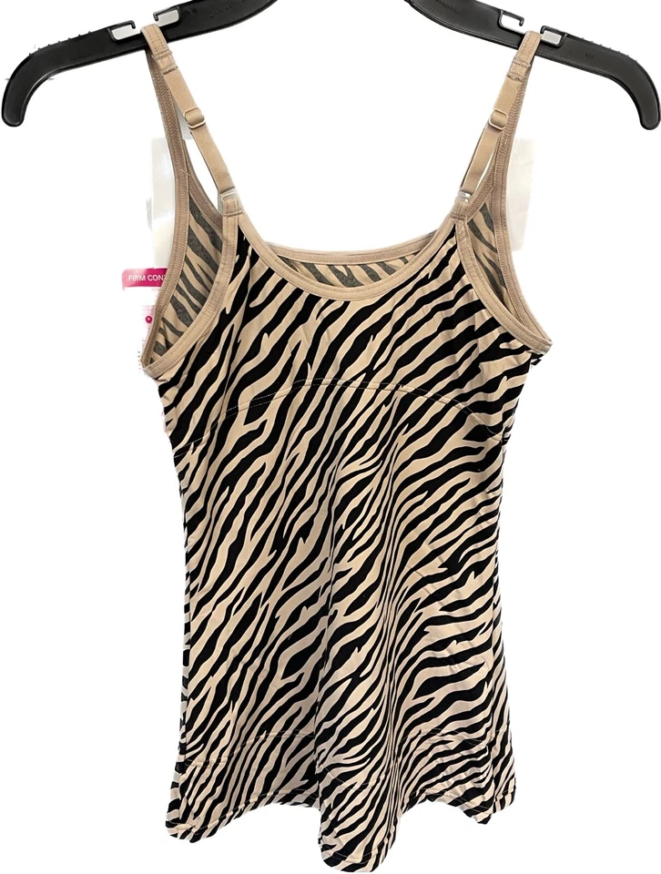 Tanque Flexees Maidenform Instant Slimmer controle firme pacote com 3 TAM-S/5 Zebra B164 - Imagem 3 de 3