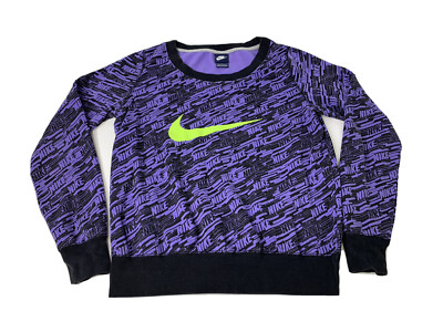 nike purple crew neck