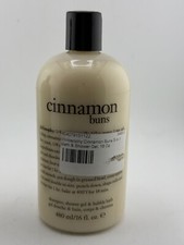 Philosophy Cinnamon Buns Shampoo, Shower Gel & Bubble Bath 16 oz NEW 1.07 per gallon