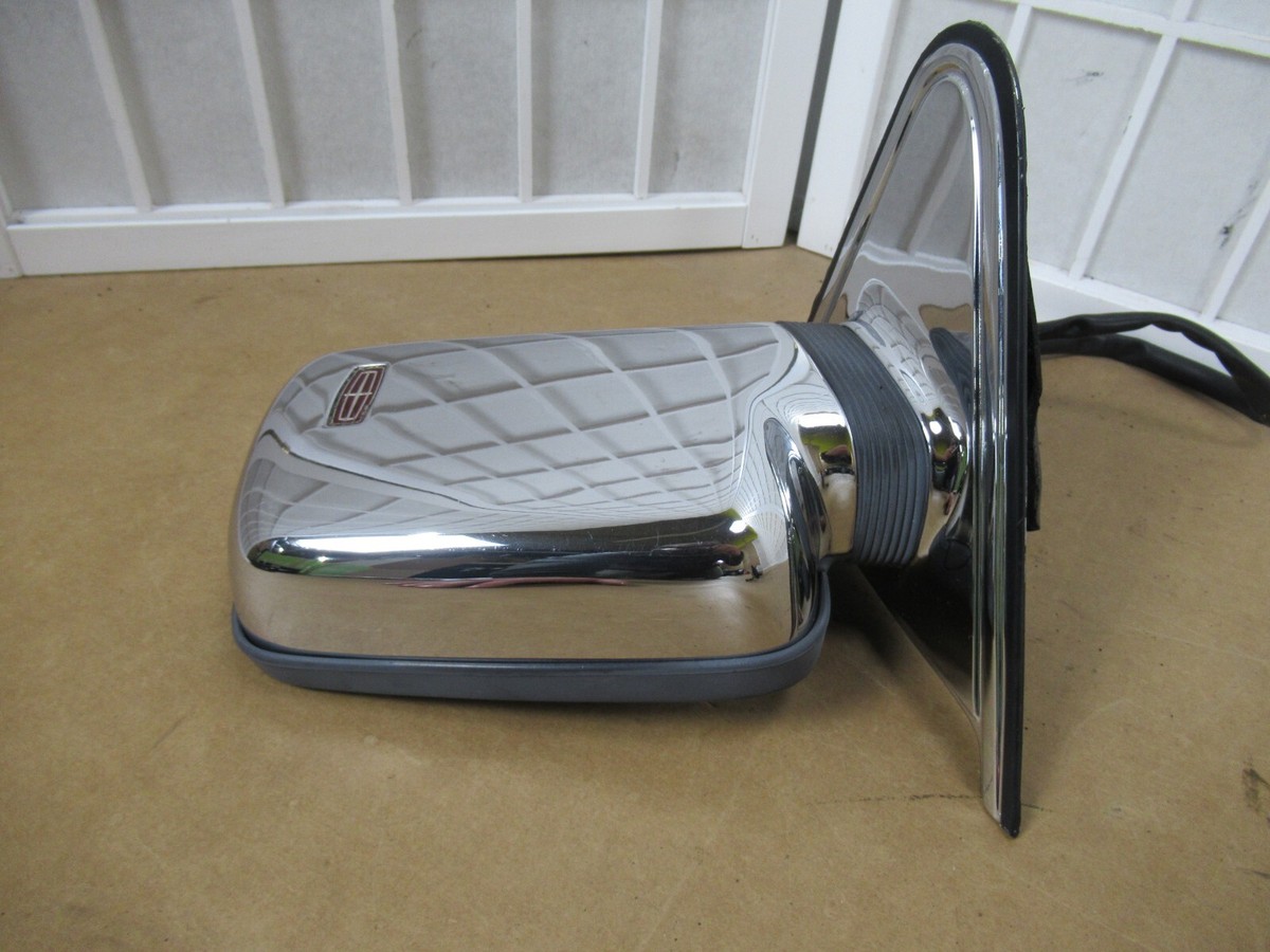 84-92 Lincoln Mark VII LSC OEM Left & Right Side View Chrome Door