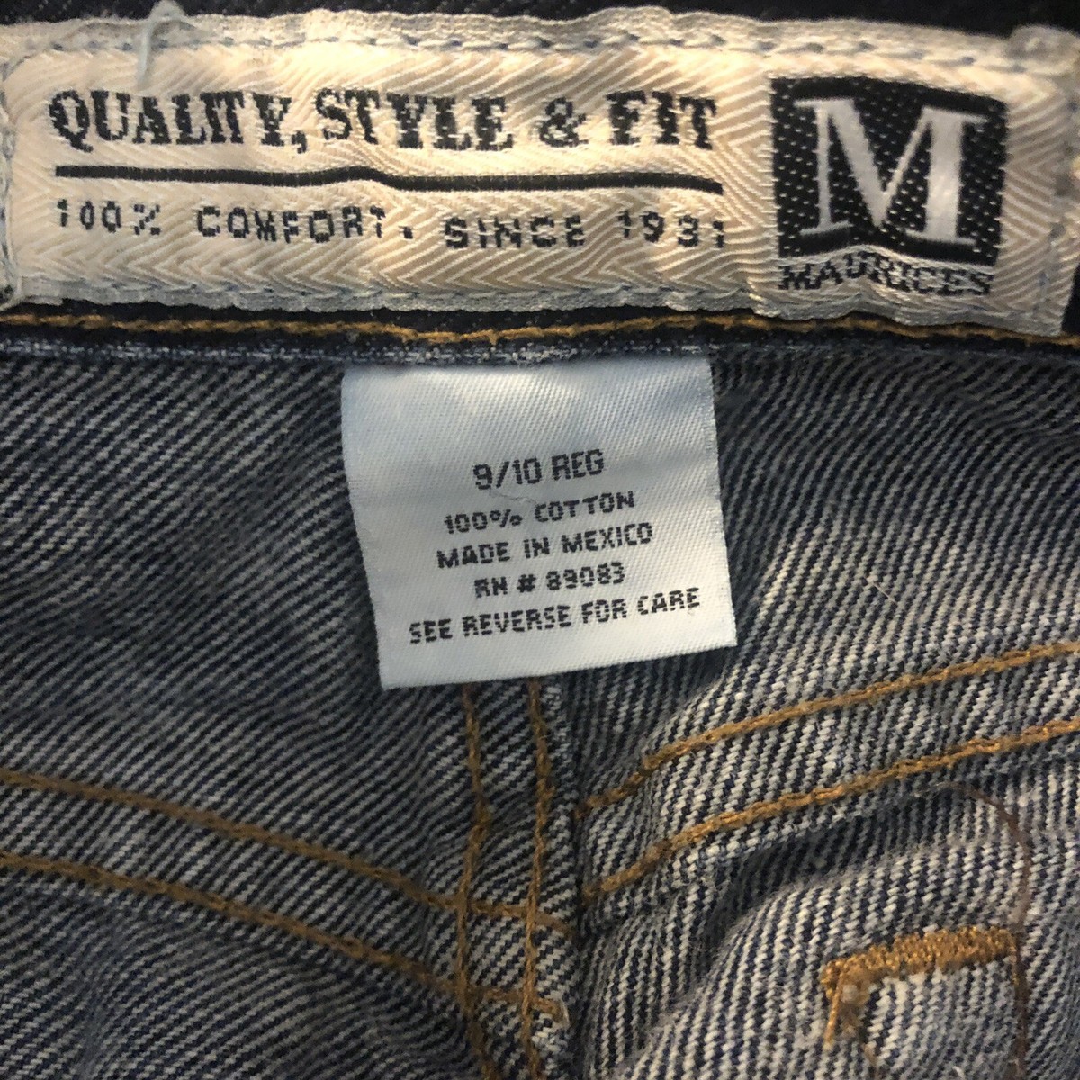 Jean Droit (straight Leg) Pour Femme Maurice's - Taille 9/10, Occasion En Très Bon état