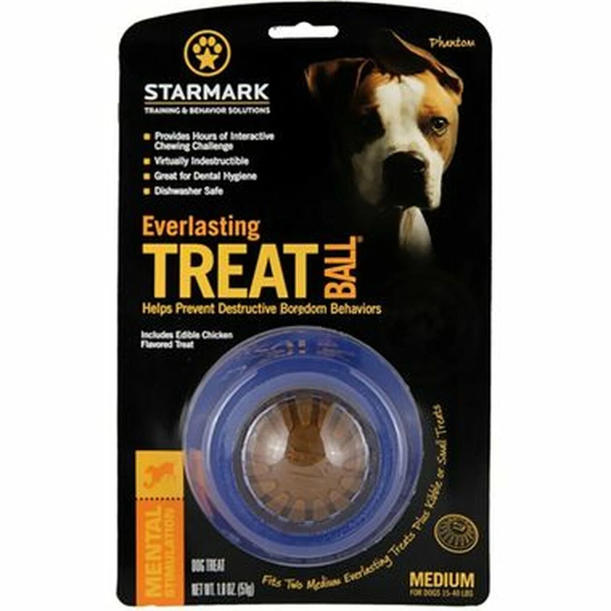 Everlasting Treat Ball Dog Chew Toy