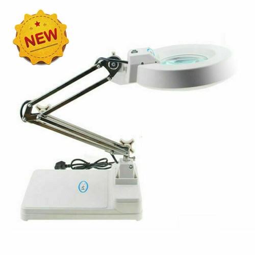 5X 10X 15X 20X Magnifying Lamp LED Magnifier Desk Table Task Craft Work Bench - Afbeelding 1 van 10