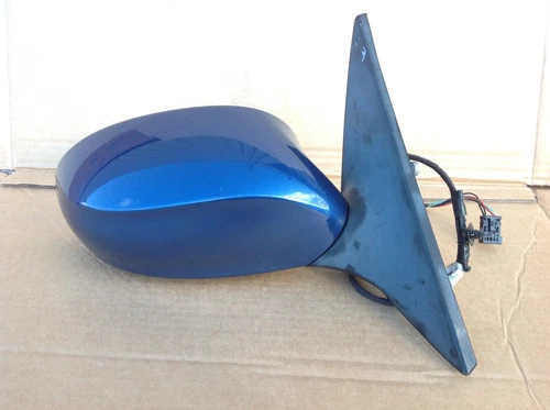BMW Z4 E85 E86 DOOR WING MIRROR BLUE O/S DRIVERS RIGHT SIDE 2002-2008