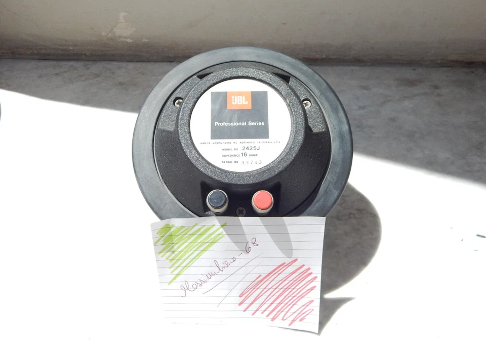 JBL 2425J Driver Compressione Bolt-On Compression Driver Vintage Professional - Imagen 1 de 4