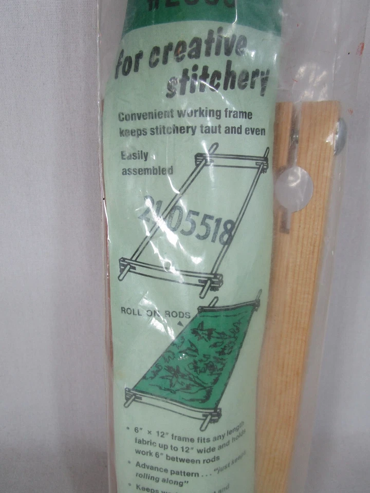 Edmunds Mini SCROLL FRAME #2993 Creative Stitchery Craft Stretcher 6" X 12" - Image 3 of 4