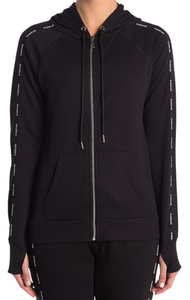 Bebe Women S Sport Logo Tape Hoodie Jacket Black L Ebay Bebe Women S Sport Logo Tape Hoodie Jacket Black L Ebay