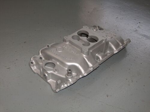 Offenhauser 360 Deg BB Chevy Aluminum Intake Manifold Spread Bore Oval Port 5815 - Picture 1 of 14