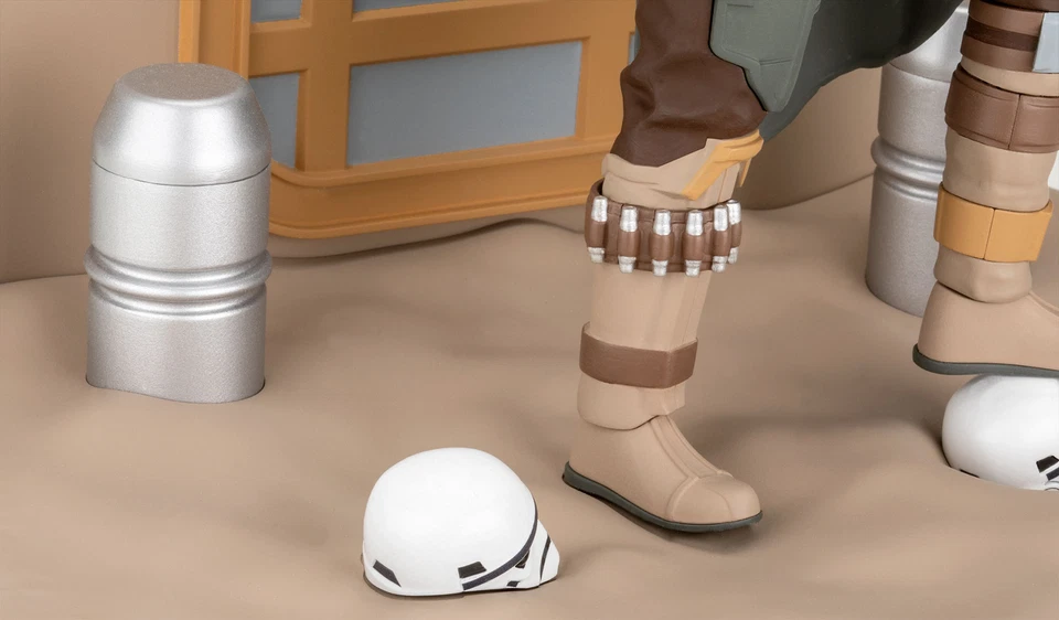 Star Wars The Mandalorian - Din Djarin: The Bounty Hunter 1:9 Plastic Model Kit - Immagine 3 di 4