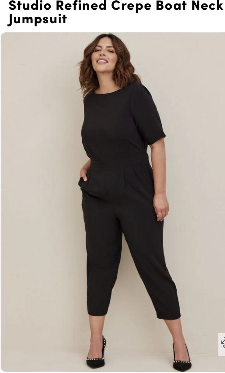 Black jumpsuit size 20 discount