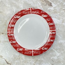 Coca-Cola Sakura Stoneware Dinnerware Dinner Plate 10" Collectible Vintage Retro