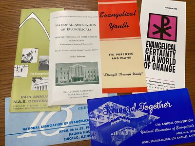 National Association of Evangelicals - 6 Convention Flyers, 1947-1967 Christian