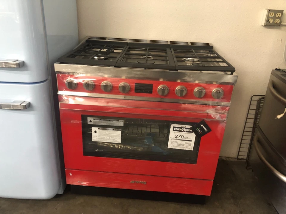 Rango de combustible independiente Smeg Portofino CPF36UGMR - rojo Foto 4 de 4