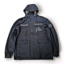 Fashion Men Casual Windbreaker Jacket Hooded Winter Coat Clothing Warm SZ L
