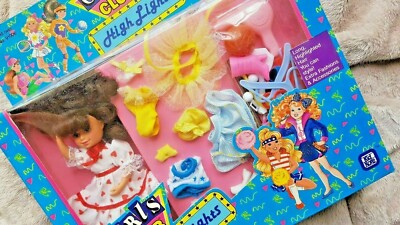 VINTAGE GIRLS CLUB HIGHLIGHTS DOLL w EXTRA OUTFIT (KID KORE 1991)! FLAMENCA, NEW